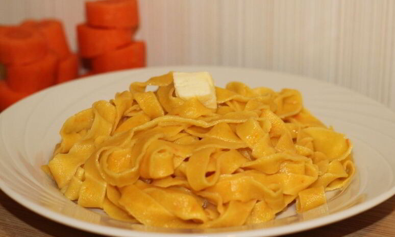 Рецепт морковная лапша