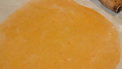 морковная лапша