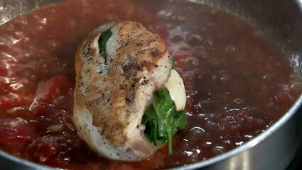 фаршированная куриная грудка