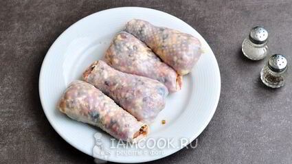 фаршированные куриные голени