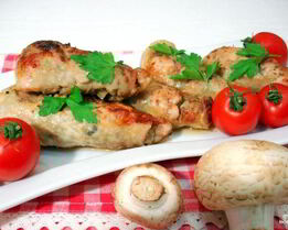 Голень куриная фаршированная