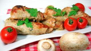 Голень куриная фаршированная