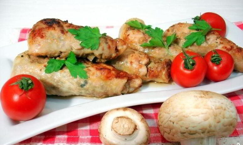Рецепт голень куриная фаршированная