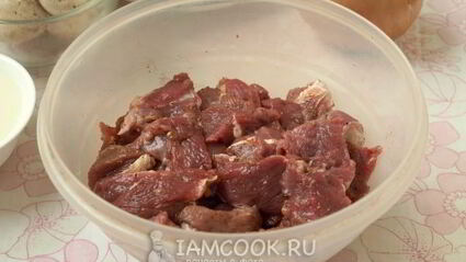 говядина с грибами и картошкой в духовке