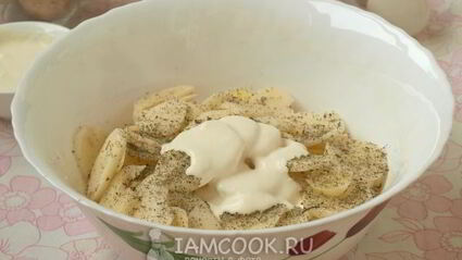 говядина с грибами и картошкой в духовке