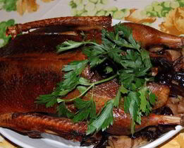 Гусь в духовке в рукаве