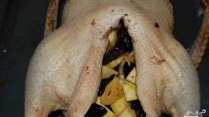 гусь в духовке в рукаве