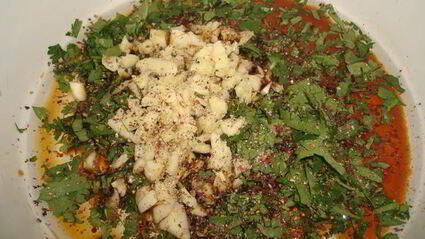 индейка маринованная с клюквенным соусом