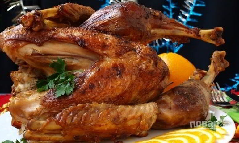 Рецепт индюк в духовке