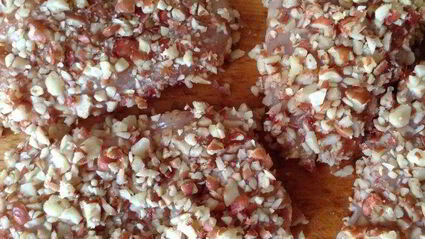 куриная грудка с арахисом и бананами