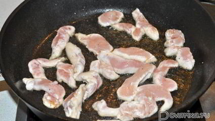 куриная грудка с фасолью