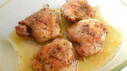 куриные бедра под вишневым соусом