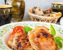 Куриные бедра с коричневым сахаром