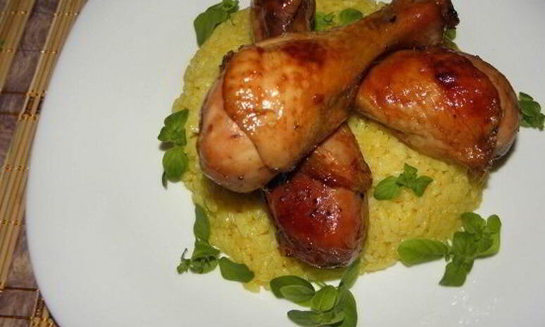 Рецепт куриные голени с рисом