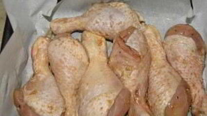 куриные голени с рисом