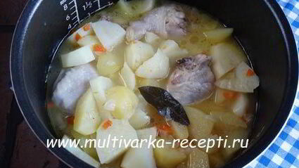 куриные ножки с картофелем в мультиварке