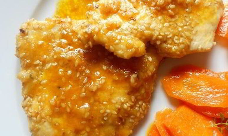 Рецепт куриные эскалопы с глазурованной морковью по-сицилийски