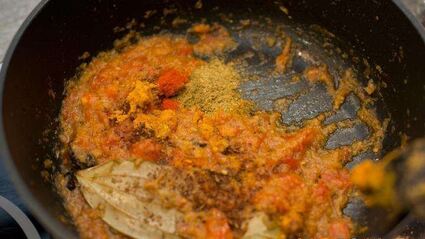 курица карри