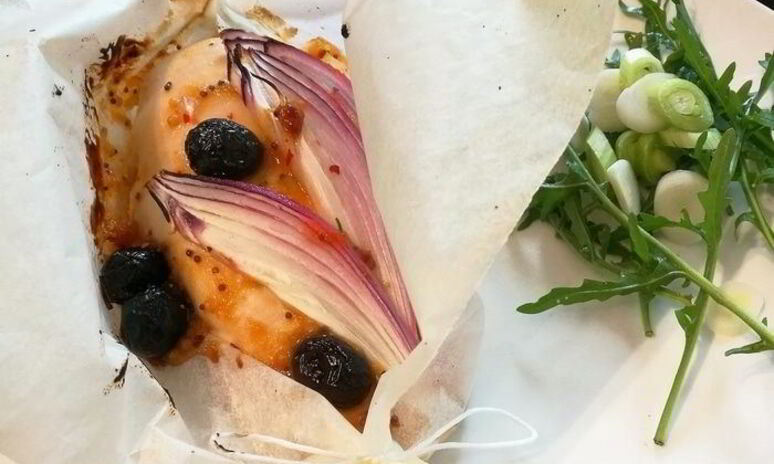 Рецепт курица под абрикосово-горчичным соусом