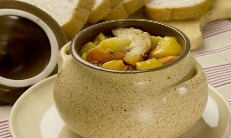 Рецепт курица в горшочке