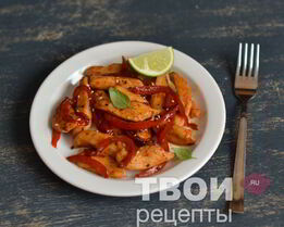 Курица в карамели