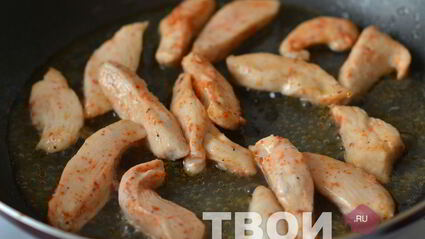 курица в карамели