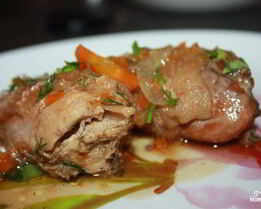 Курица в пиве тушеная