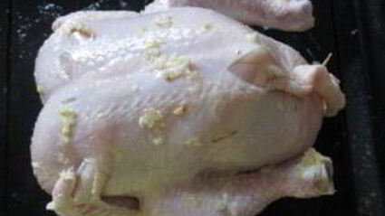 курица, запеченная с рисом