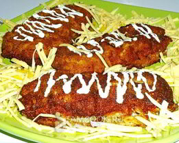 Отбивные в картофельной глазури