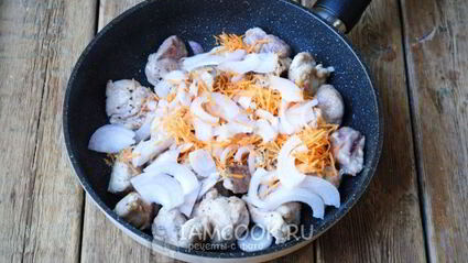 тушеная свинина с помидорами