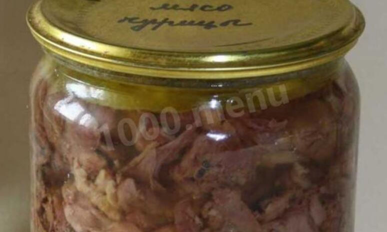 Рецепт тушенка из курицы с желатином