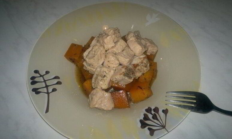 Рецепт тыква в соевом соусе и свинина в темном пиве