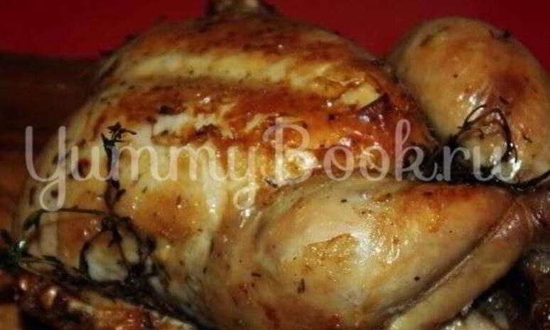 Рецепт запеченая курица над слоем соли