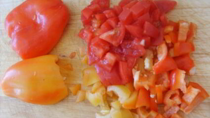 баклажаны с козьим сыром и базиликом