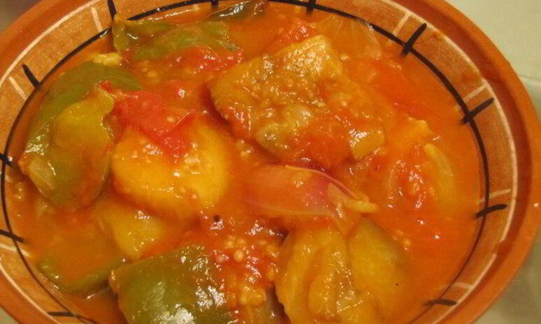 Рецепт баклажаны с помидорами