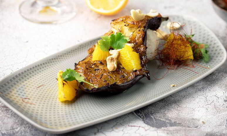 Рецепт баклажаны в медово-имбирном соусе