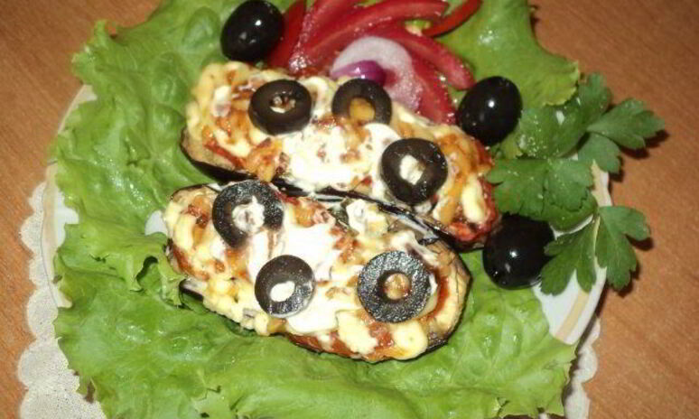 Рецепт баклажаны запеченные с сыром