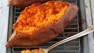 Батат запеченный в духовке