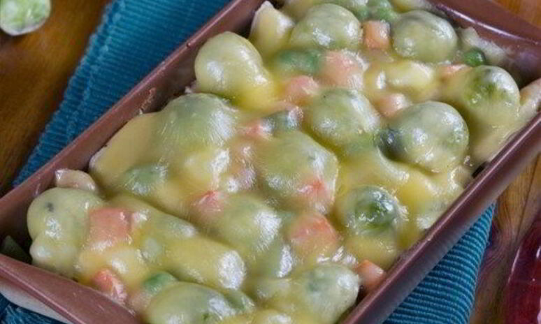 Рецепт брюссельская капуста на пару с соусом