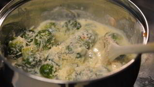 Брюссельская капуста в соусе с розмарином