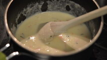 брюссельская капуста в соусе с розмарином