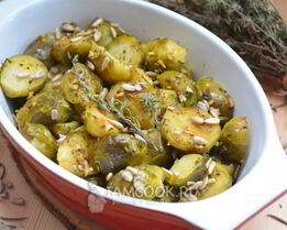 Брюссельская капуста запеченная в духовке