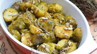 Брюссельская капуста запеченная в духовке