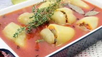 фаршированный перец грибами в духовке