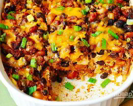 Фасоль с говядиной