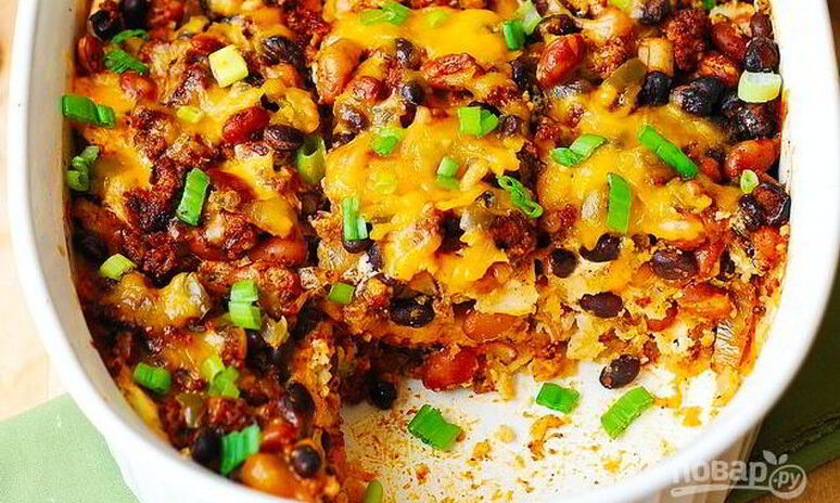 Рецепт фасоль с говядиной