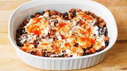 фасоль с говядиной