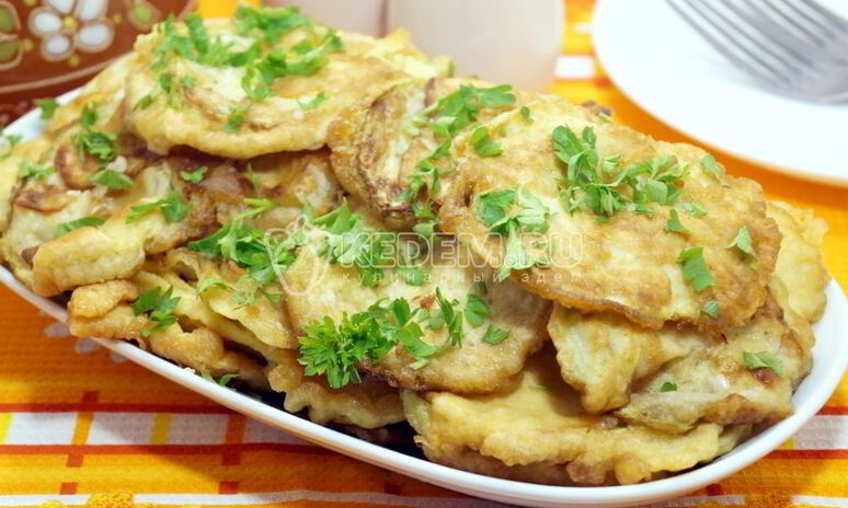 Рецепт кабачки на сковороде