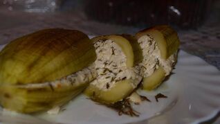 Кабачки с творогом