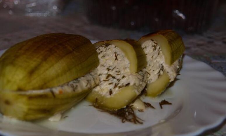 Рецепт кабачки с творогом